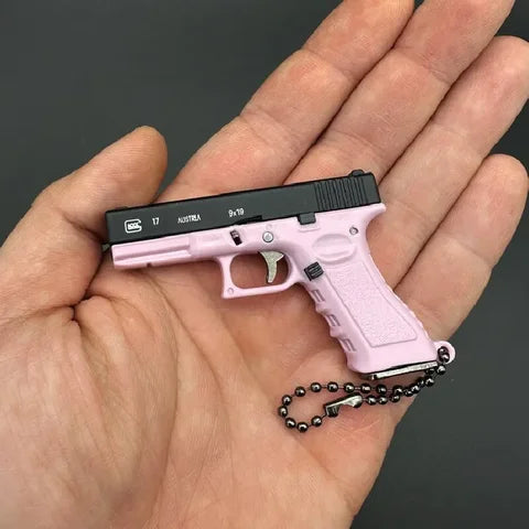 1:4 G17 METAL Keychain - PINK/BLACK - LEGACY TACTICAL INC