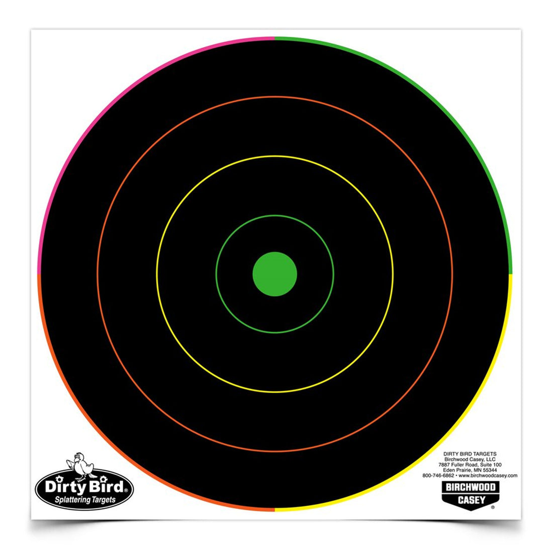 Dirty Bird® 8 Inch Multi-Color, 20 Targets - LEGACY TACTICAL INC