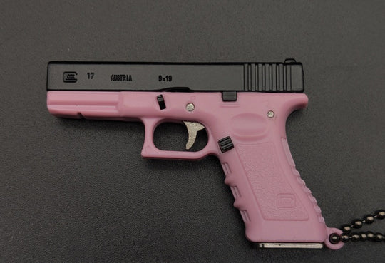 1:4 G17 METAL Keychain - PINK/BLACK - LEGACY TACTICAL INC