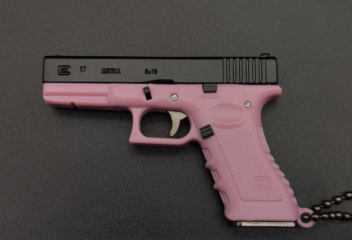1:4 G17 METAL Keychain - PINK/BLACK - LEGACY TACTICAL INC