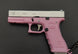 1:4 G17 METAL Keychain - PINK/SILVER - LEGACY TACTICAL INC