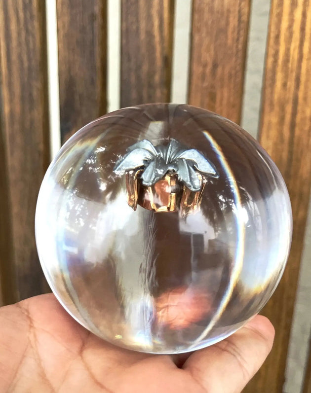 45ACP Hollow Point Resin Sphere – Handmade Decor product image 2