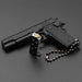 1:3 1911 Scale Handgun - Black miniature model with working safety, slide, and magazine, die-cast metal, black finish.