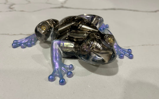 9MM Bullet Clear Epoxy Frog - LEGACY TACTICAL INC