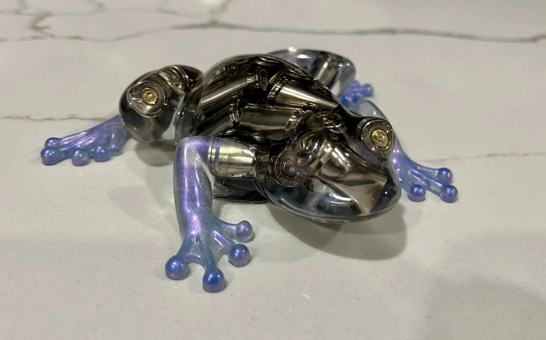 9MM Bullet Resin Frog – Handmade Decor product image 2
