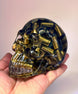 9MM Resin Bullet Casing Skull – Handmade Decor product image 3
