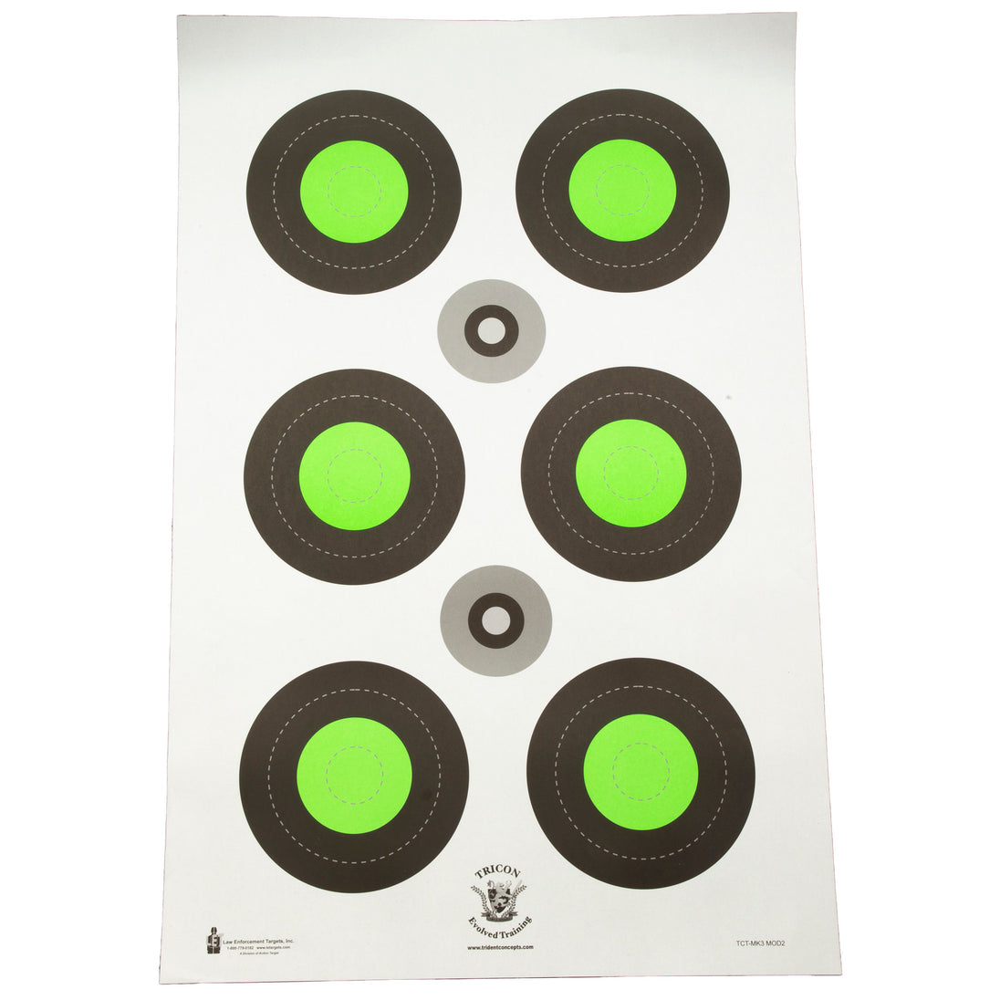 Action Target Trident Concepts 23x35", 100 Per Box - LEGACY TACTICAL INC