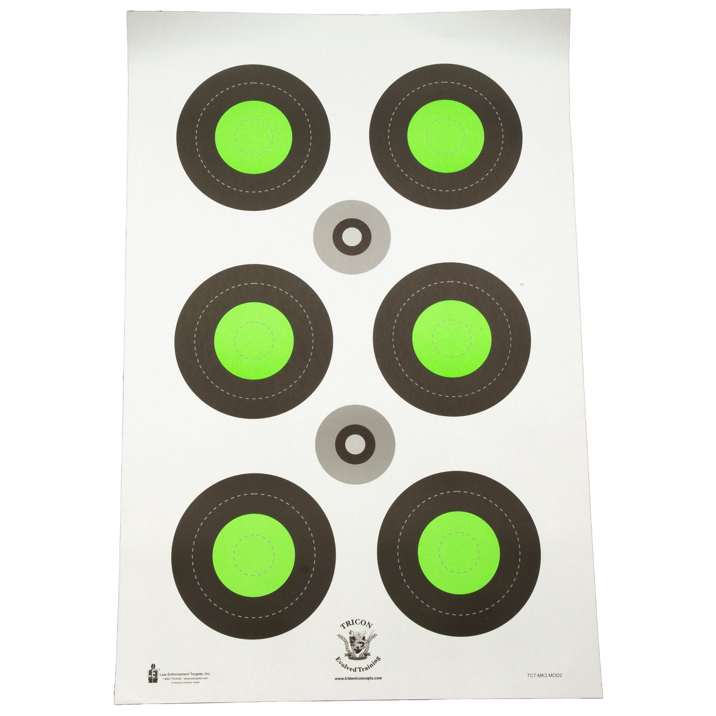 Action Target Trident Concepts 23x35", 100 Per Box - LEGACY TACTICAL INC