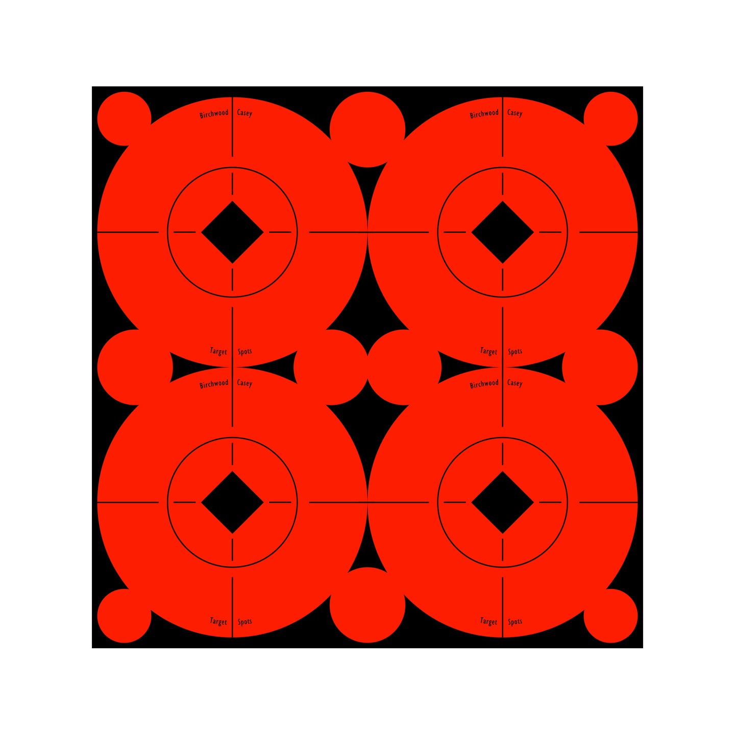 Target Spots® Orange 3 Inch, 40 Targets - 100 Pasters - LEGACY TACTICAL INC