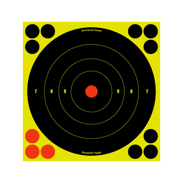 Shoot•N•C® 8 Inch Bull's-Eye - LEGACY TACTICAL INC