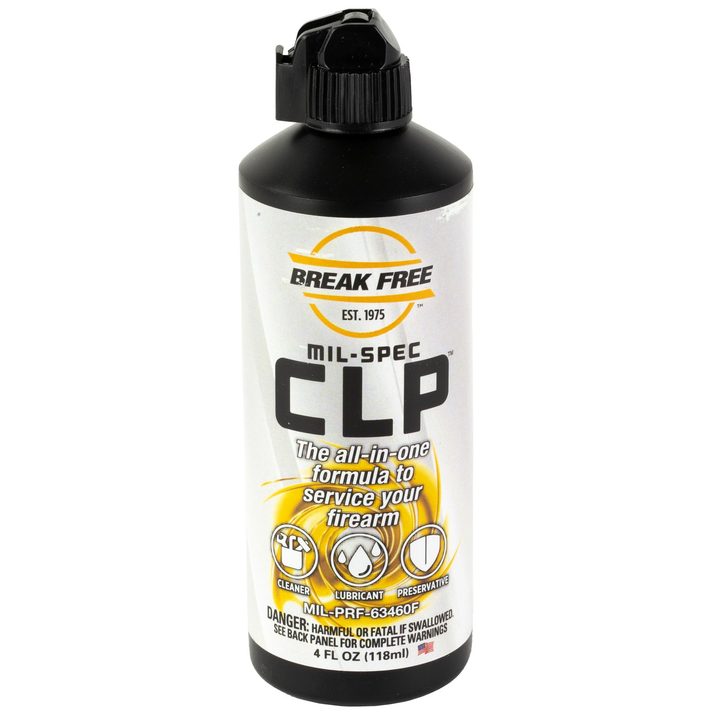 BREAK FREE CLP Cleaner Lubricant 4oz - LEGACY TACTICAL INC