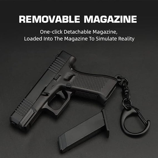 1:4 G17 All Plastic Keychain - BLACK - LEGACY TACTICAL INC
