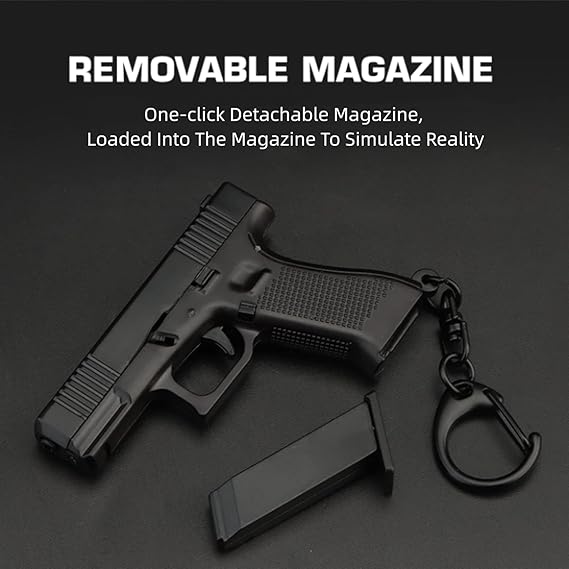 1:4 G17 All Plastic Keychain - BLACK - LEGACY TACTICAL INC