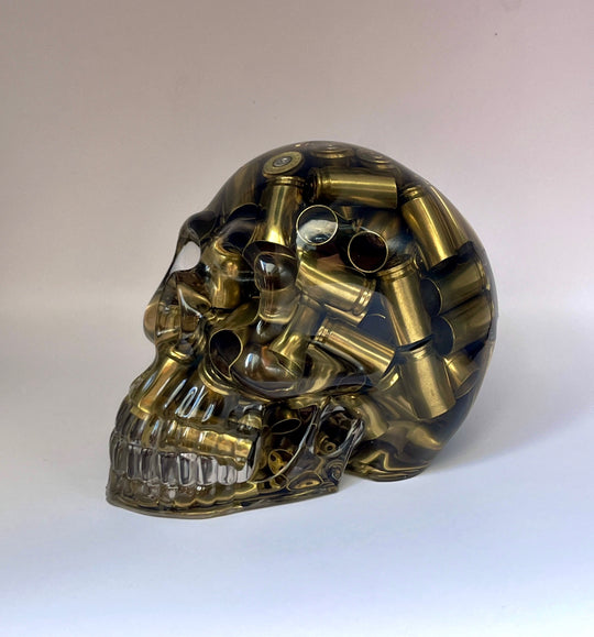 9MM Clear Epoxy Bullet Skull - LEGACY TACTICAL INC