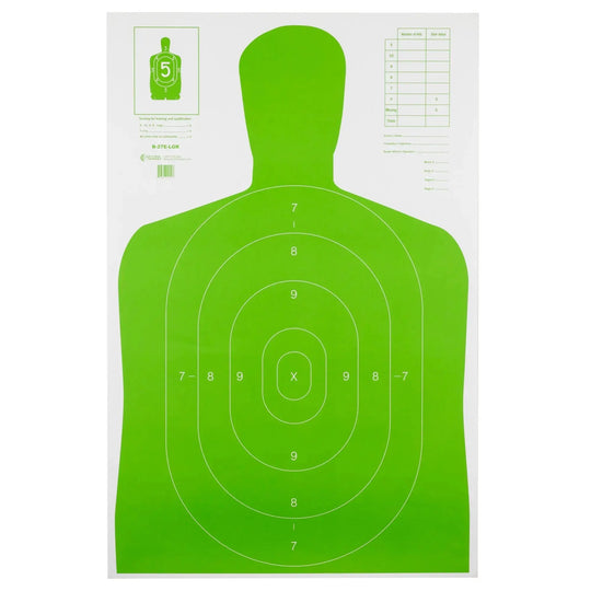Action Target B-27E High Visibility Targets - 100 Pack