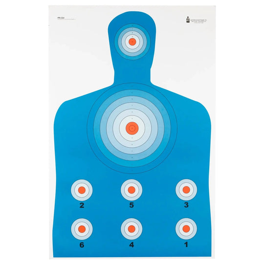 Action Target PR-CQ1 High Visibility Targets - 100 Pack