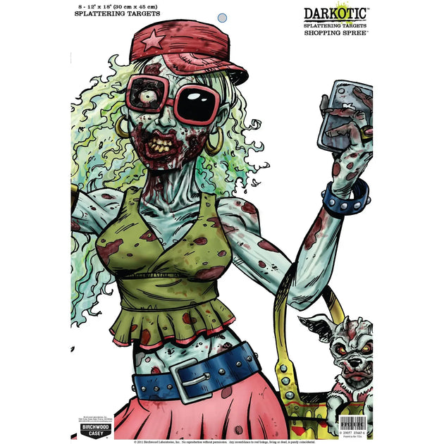 Darkotic Shopping Spree Targets 12x18 - 8 Pack
