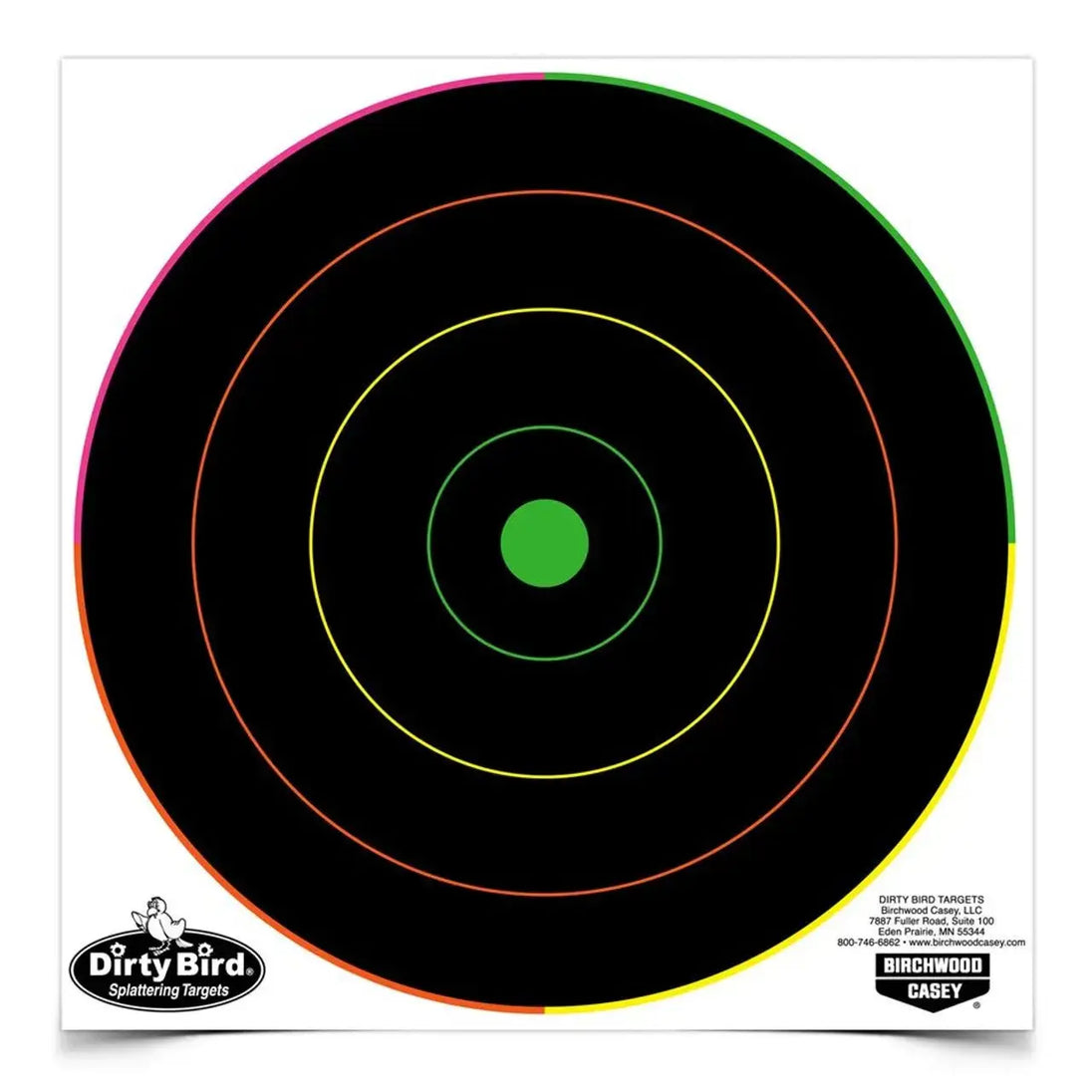 Dirty Bird 8" Multi-Color Targets - 20 Pack