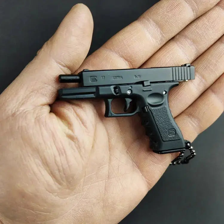 G17 Mini Pistol Keychain – 1:4 Metal (Black) product image 6