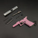 G17 Mini Pistol Keychain – 1:4 Metal (Pink/Black) product image 5
