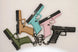 G17 Mini Pistol Keychain – 1:4 Metal (Tan/Black) product image 5