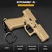 G17 Mini Pistol Keychain – 1:4 Plastic (Black) product image 10