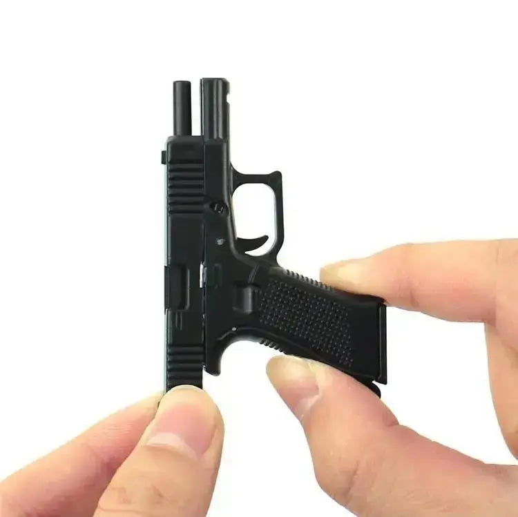 G17 Mini Pistol Keychain – 1:4 Plastic (Tan) product image 4