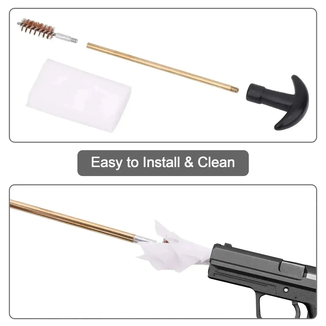 Handgun Cleaning Kit – 16 Piece Bore Brush & Jag Set product image 5