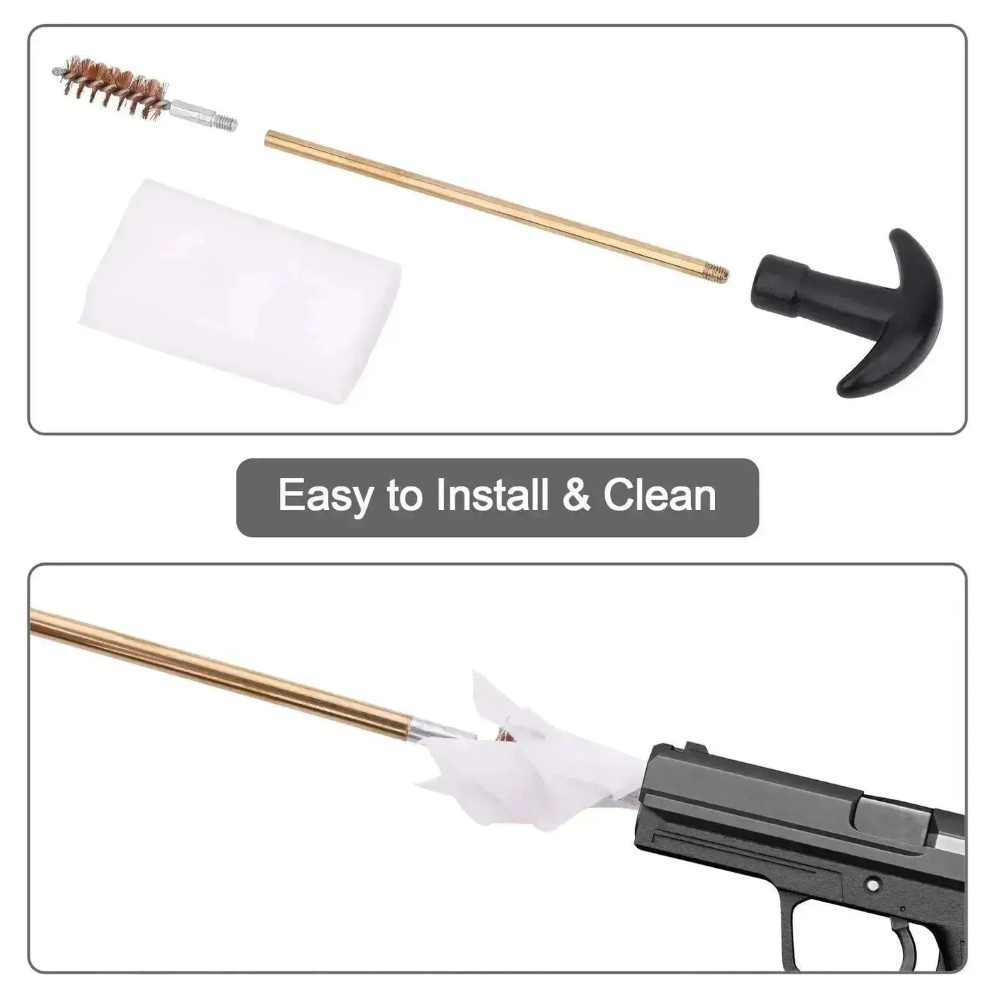 Handgun Cleaning Kit – 16 Piece Bore Brush & Jag Set product image 5