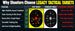 Legacy Tactical targets comparison with yellow and white backgroud.