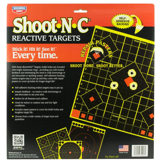 Shoot-N-C 12" Sight-In Targets - 5 Pack product image 2