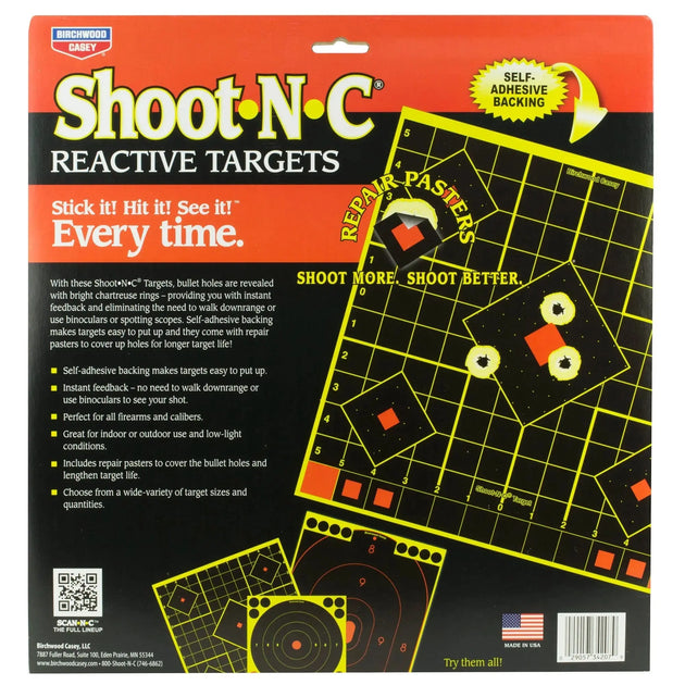 Shoot-N-C 12" Sight-In Targets - 5 Pack product image 2