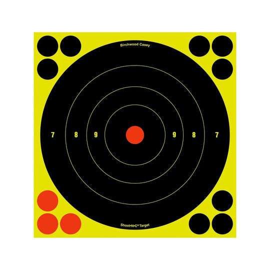 Shoot-N-C 8" Bullseye Targets - 6 Pack